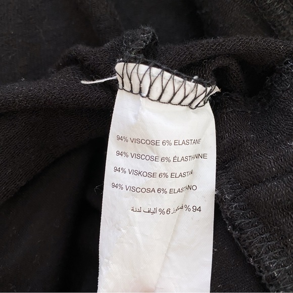 THYME MATERNITY S Black Zip Up Track Jacket - Picture 6 of 12